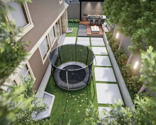 Backyard Trampoline