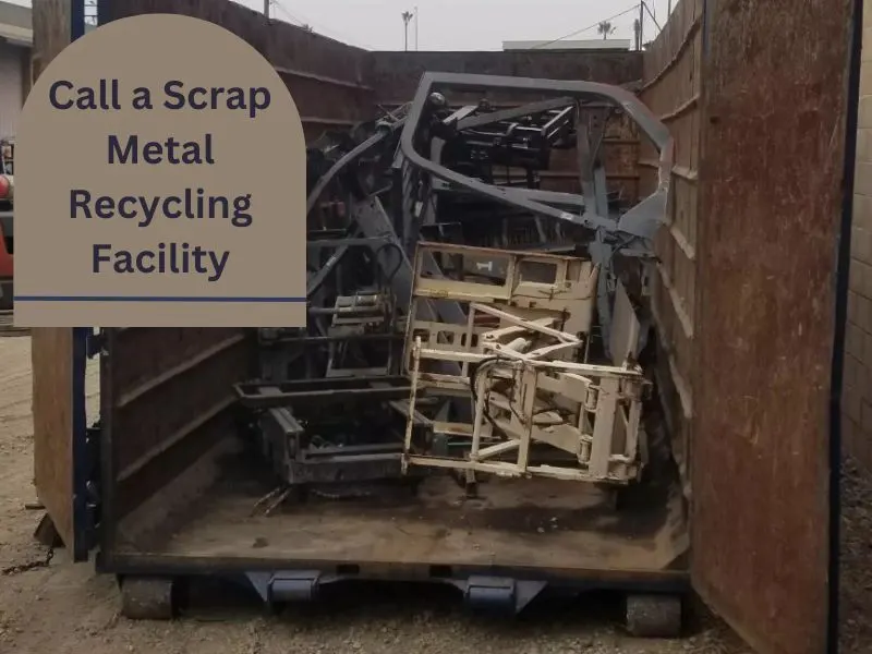 Call a Scrap Metal Recycling Facility