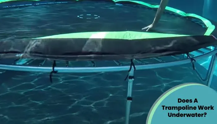 Does A Trampoline Work Underwater Does A Trampoline Work Underwater